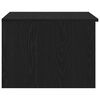 vidaXL Table basse Chêne noir 50 x 50 x 36 cm Bois d'ingénierie