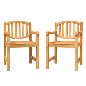 vidaXL Chaises de jardin lot de 2 58x59x88 cm bois de teck solide