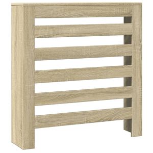 vidaXL Cache-radiateur ch&ecirc;ne sonoma 78x20x82 cm bois d'ing&eacute;nierie