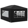 vidaXL Tente de r&eacute;ception 3 x 4 m Anthracite