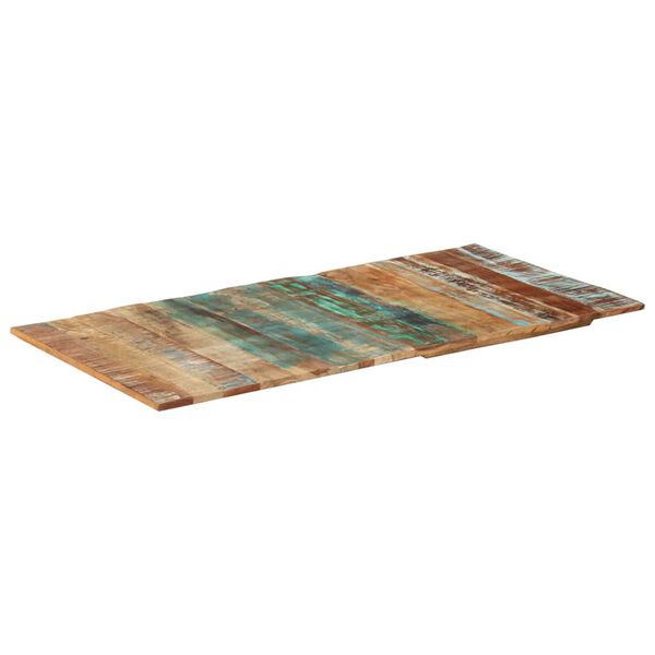 vidaXL Dessus de table rectangulaire 60x120 cm 15-16 mm Bois r&eacute;cup&eacute;r&eacute;