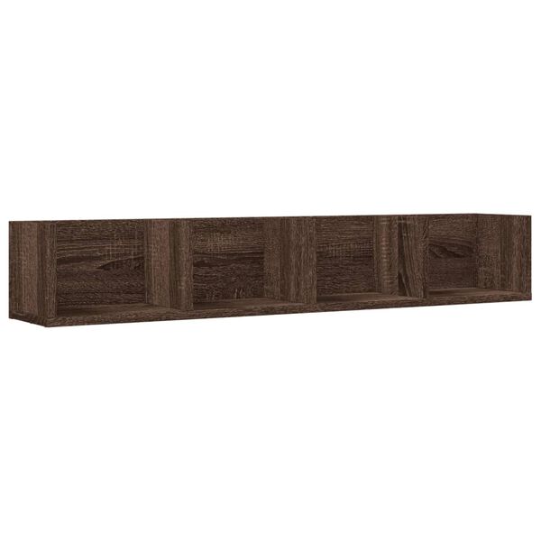 vidaXL Armoire murale ch&ecirc;ne marron 99x18x16,5 cm bois d'ing&eacute;nierie