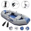 Intex Jeu de canot pneumatique avec moteur et support Mariner 3