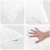 vidaXL Duvet d'hiver avec oreiller 3 pcs Blanc Microfibre