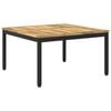 vidaXL Table basse Blanc et noir 80 x 80,5 x 45 cm