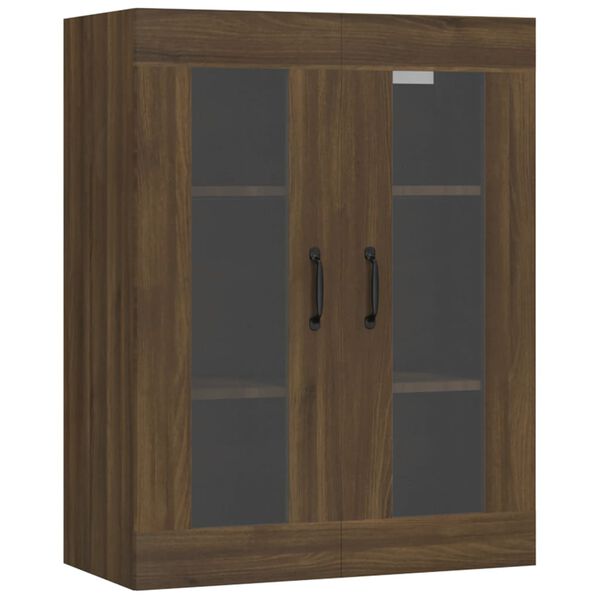 vidaXL Armoire murale suspendue Chêne marron 69,5x34x90 cm