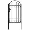 vidaXL Porte de Cl&ocirc;ture ASSEN 100 x 175 cm Gris Verrouillable