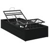 vidaXL Cadre de Lit &Eacute;lectrique R&eacute;glable Noir 200 x 70 x 33,5 cm Acier