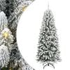 vidaXL Sapin de No&euml;l artificiel Blanc 240 cm