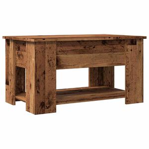 vidaXL Table basse vieux bois 79x49x41 cm bois d'ing&eacute;nierie