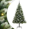 vidaXL Arbre de No&euml;l artificiel avec neige artificielle 300 LED