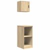 vidaXL Armoires de garage 2 pcs ch&ecirc;ne sonoma bois d'ing&eacute;nierie