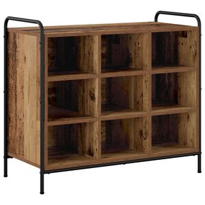 vidaXL Cabinet &agrave; chaussures 85 x 39,5 x 75 cm Bois d'ing&eacute;nierie