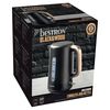 Bestron Bouilloire &eacute;lectrique sans fil AWK2200BW 1,7 L Bois noir