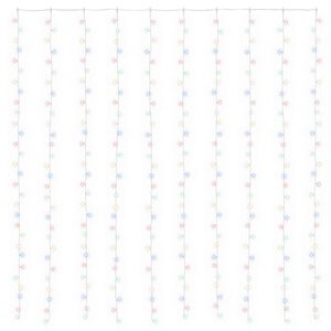 vidaXL Rideau lumineux 300 LED Multicolore 300 x 300 cm