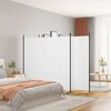 vidaXL Cloison de s&eacute;paration 4 panneaux Blanc 698x180 cm Tissu