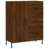 vidaXL Buffet haut Ch&ecirc;ne marron 69,5x34x180 cm Bois d'ing&eacute;nierie