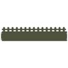 vidaXL Bordures de pelouse 30 pc 103 x 0,05 x 22 cm Acier Vert olive