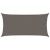 vidaXL Voile d'ombrage PEHD 2x3,5 m Anthracite