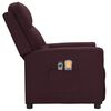 vidaXL Fauteuil &eacute;lectrique de massage Violet Tissu