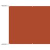 vidaXL Auvent vertical Terre cuite 60x1000 cm Tissu oxford