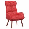 vidaXL fauteuil Rouge 69 x 74 x 93 cm Simili cuir