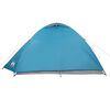 vidaXL Tente de camping à dôme 4 personnes bleu imperméable