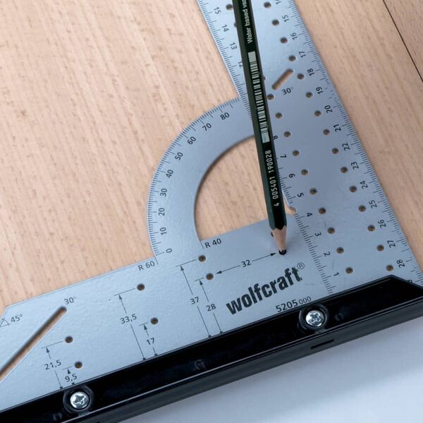 wolfcraft &Eacute;querre universelle 300 mm 5205000