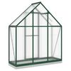 vidaXL Serre avec cadre de base vert 169x58x202 cm aluminium