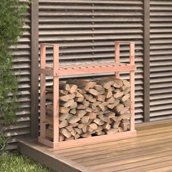 vidaXL Support pour bois de chauffage 110x35x108,5 cm Bois de douglas
