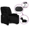 vidaXL Fauteuil inclinable &eacute;lectrique noir tissu