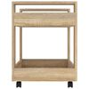 vidaXL Chariot de bureau Ch&ecirc;ne sonoma 60x45x60 cm Bois d'ing&eacute;nierie