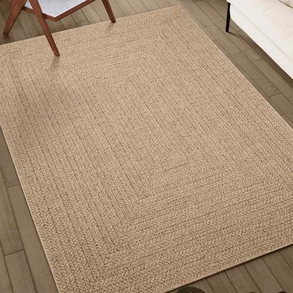 vidaXL Tapis ZIZUR beige 80x250 cm aspect de jute int&eacute;rieur ext&eacute;rieur