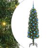 vidaXL Sapin de No&euml;l artificiel Vert 150 cm PVC et acier et plastique