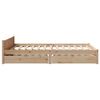 vidaXL Cadre de lit sans matelas 150x200 cm bois de pin massif