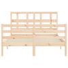 vidaXL Cadre de lit sans matelas 120x200 cm bois massif
