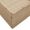 vidaXL Canap&eacute; de jardin Beige 123 x 62 x 69 cm polyrotin