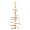 vidaXL Arbre de No&euml;l en bois pour d&eacute;coration 180 cm bois massif de pin