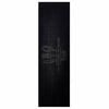 vidaXL Tapis de Cuisine Cutlery Noir 150 x 45 cm Velours