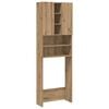 vidaXL Meuble pour machine &agrave; laver ch&ecirc;ne artisanal 64x25,5x190 cm