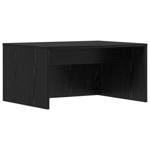 vidaXL Bureau mural Ch&ecirc;ne noir Bois d'ing&eacute;nierie 60 x 45 x 30 cm