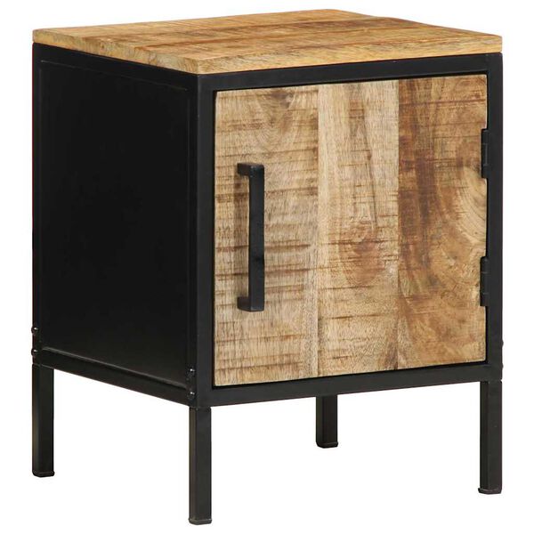 vidaXL Cabinet de chevet Marron et Noir 30 x 30 x 40 cm