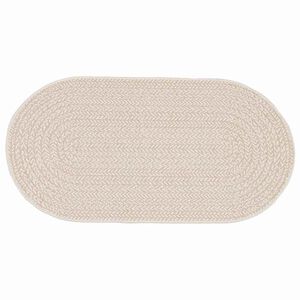 vidaXL Tapis ZIZUR Cr&egrave;me 150 x 80 cm Polypropyl&egrave;ne