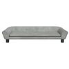 vidaXL Canap&eacute; pour enfants gris clair 100x50x26 cm velours
