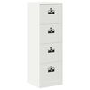 vidaXL Armoire de rangement avec stockage 2 pcs Blanc 80 x 40 x 180 cm