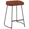 vidaXL Tabourets de bar Gavin lot de 2 45x38x53cm bois massif manguier