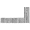 vidaXL Ensemble meuble TV 3 pcs Gris Sonoma Bois d'ing&eacute;nierie