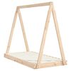 vidaXL Cadre de lit pour enfant 70x140 cm bois de pin massif
