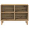 vidaXL Meuble TV artisian oak 69,5 x 30 x 50 cm Bois d'ing&eacute;nierie