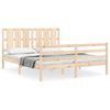 vidaXL Cadre de lit sans matelas 160x200 cm bois massif